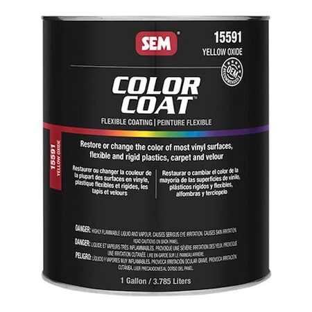 Sem COLOR COAT - Yellow Oxide, Gallon 15591